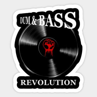 Drum And Bass Revolution Sticker